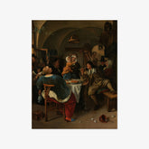 Family scene by Jan Havicksz. Steen - thumbnail_0_nf_66fda4fc8213847b6f357a59